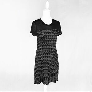 rag & bone Black and Gray Mini Dress